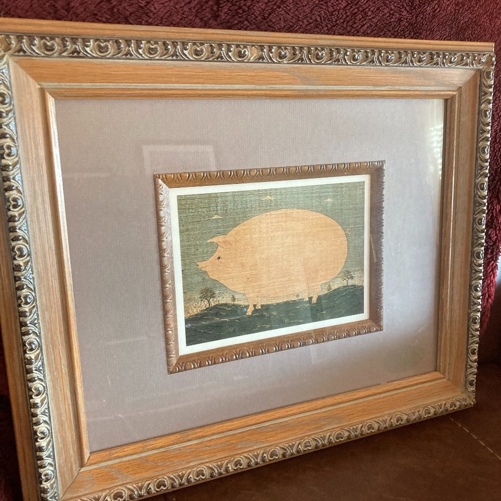 warren Kimble pig painting